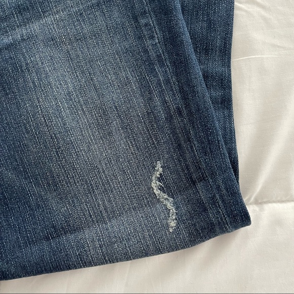 Paige Skyline Peg Denim Jeans Low Rise - Picture 7 of 10